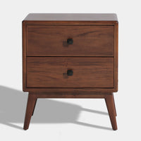 Our Home Haze 2 Drawers Bedside Table