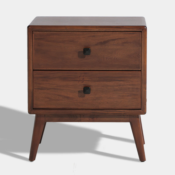 Our Home Haze 2 Drawers Bedside Table