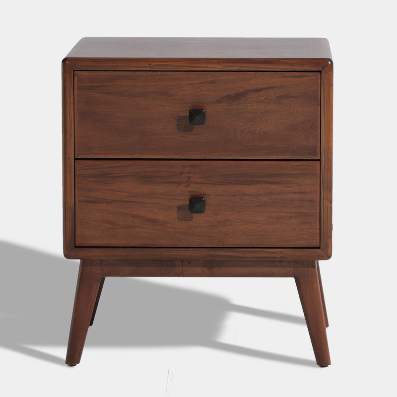 Our Home Haze 2 Drawers Bedside Table