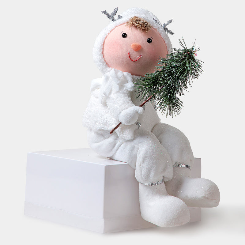 Boy Sitting on Snowball from Frosted Friends Collection