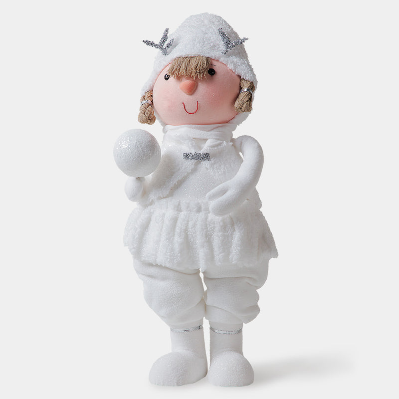 Standing Girl with Snowball from Frosted Friends Collection