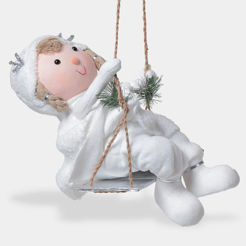 Girl on Swing from Frosted Friends Collection