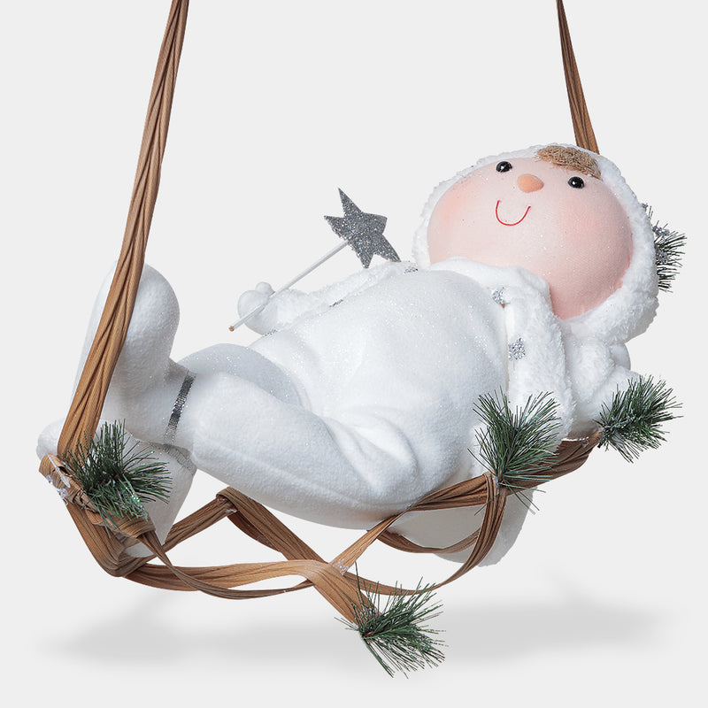 Boy in Hammock from Frosted Friends Collection