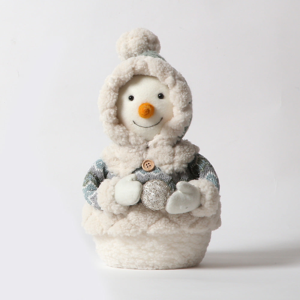 Snowman with Ball Woodland Collection