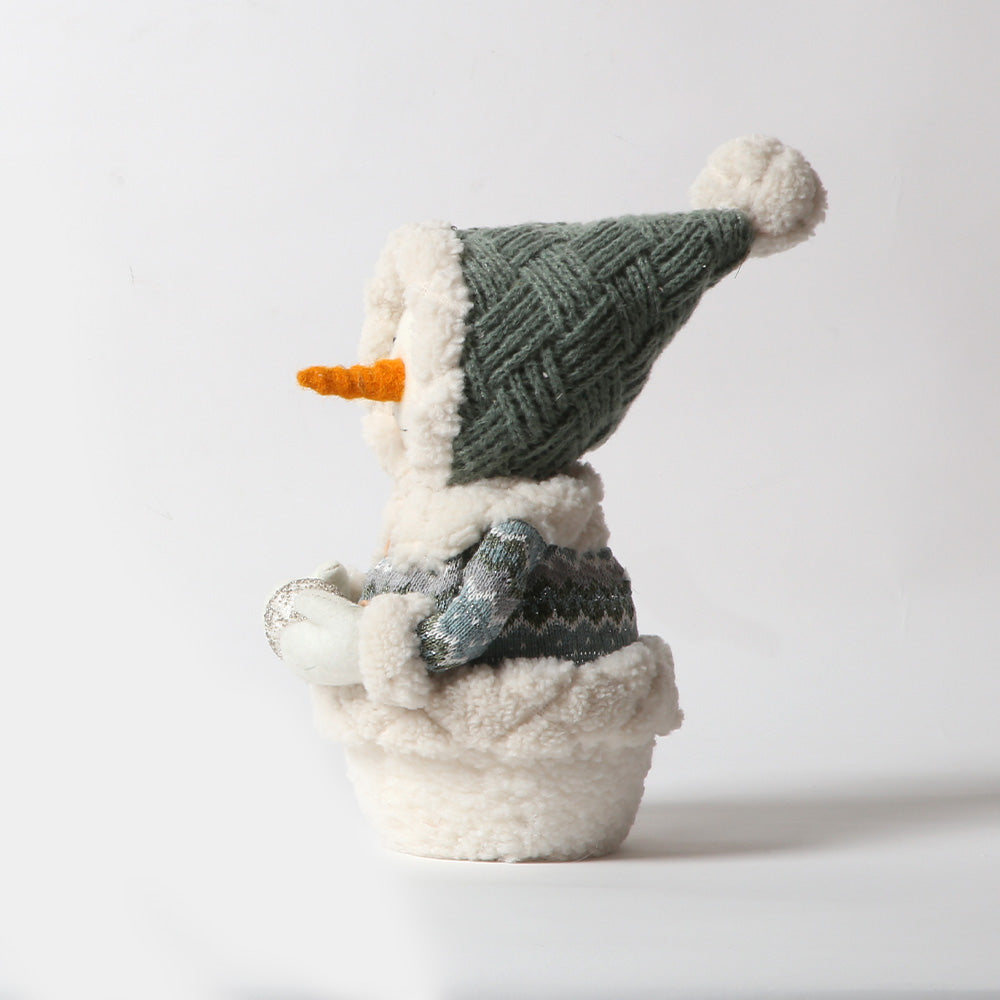 Snowman with Ball Woodland Collection