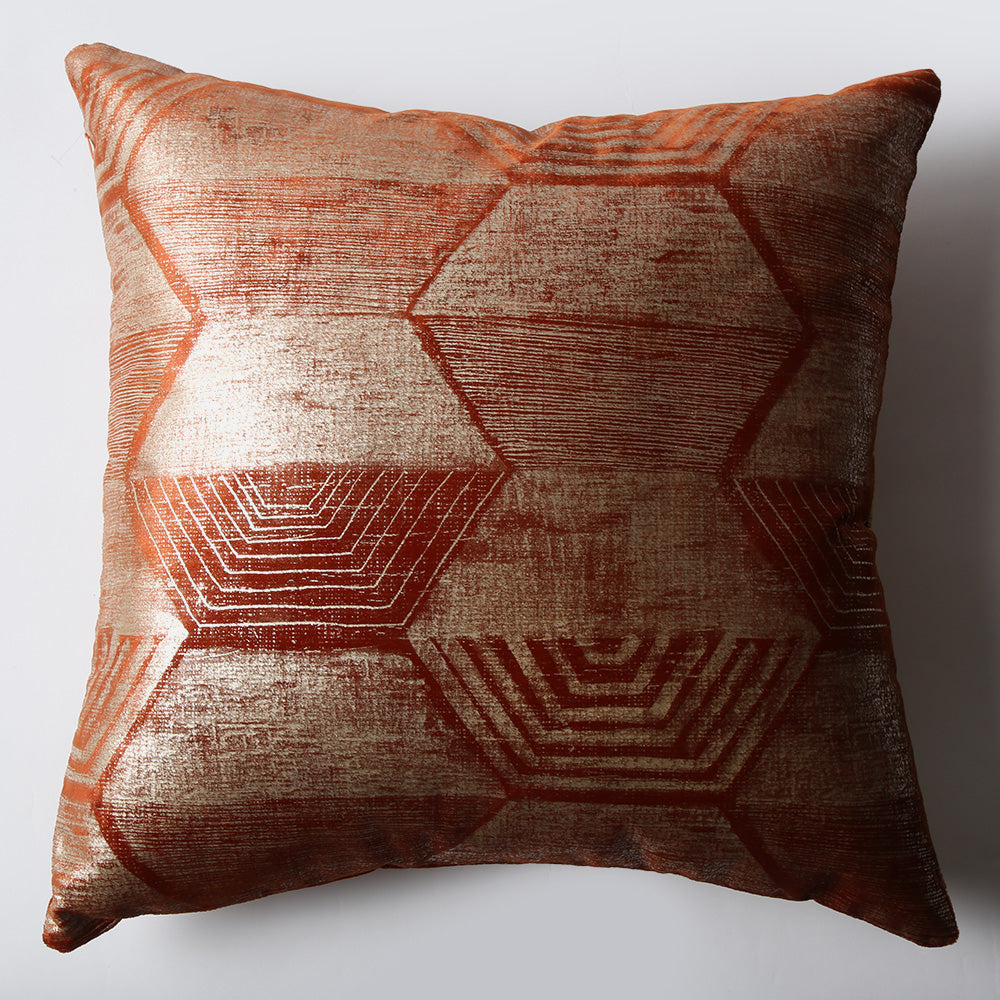 Telas De Mercato Geometric Cushion Cover