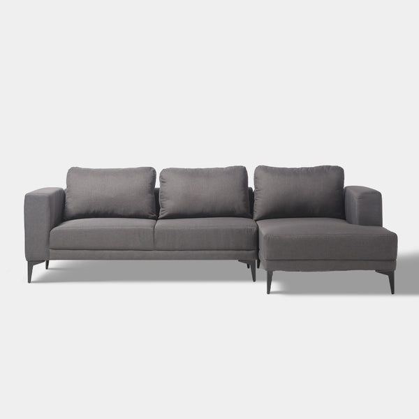 Our Home Copenhagen Gray Sectional Sofa
