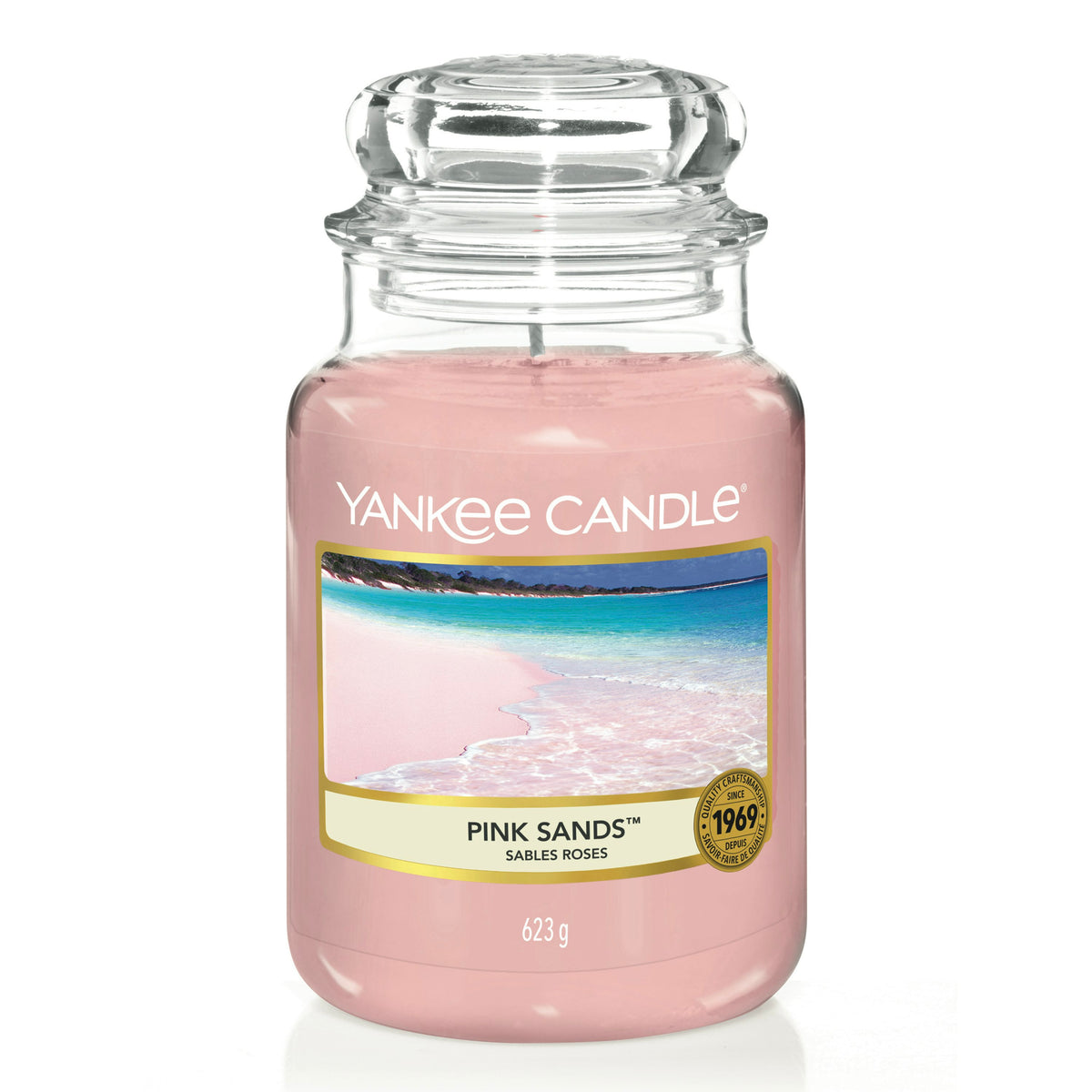 Yankee Pink Sand Candle Jar