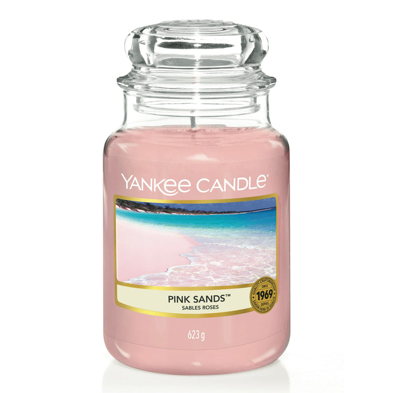 Yankee Pink Sand Candle Jar
