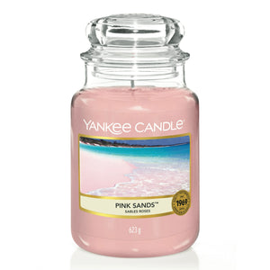 Yankee Pink Sand Candle Jar