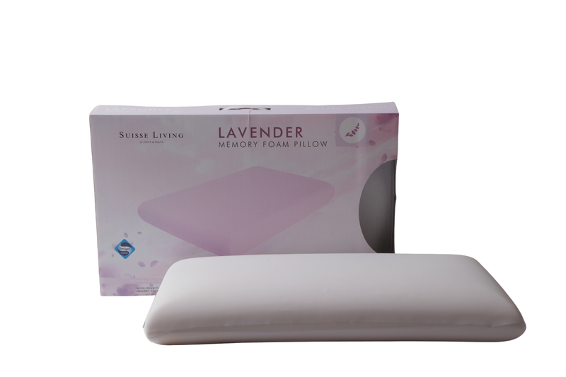 Suisse Living Lavender Memory Foam Pillow