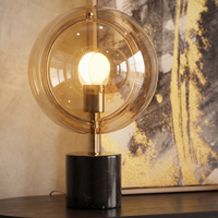 Umber Glass Table Lamp