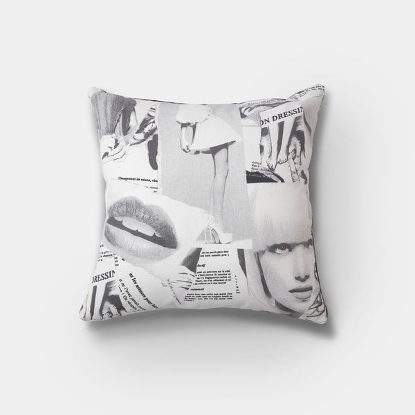 City Magazine Noir Cushion Cover