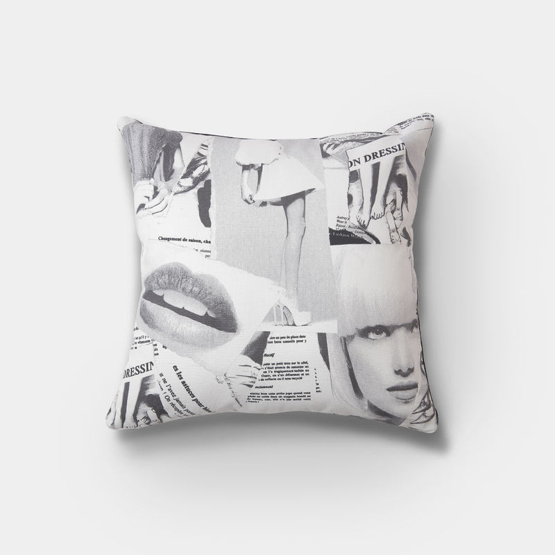 City Magazine Noir Cushion Cover