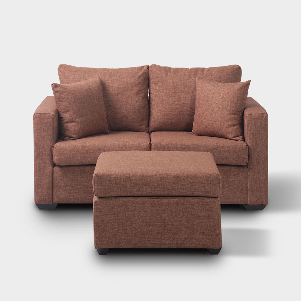 Living Room Cephas Seater Sofa Brown 2 Seater (4822762422351)