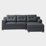 Living Room Channing Sectional Sofa Gray Sectional (4857191530575)
