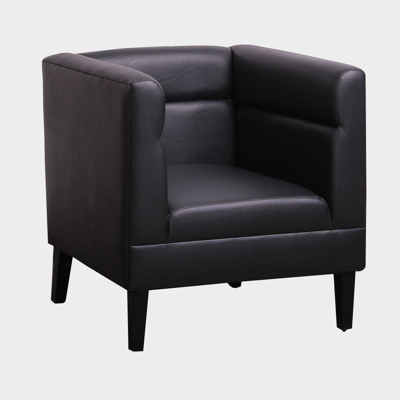 Living Room Andrei Accent Chair Black 1 Seater (4781709688911)