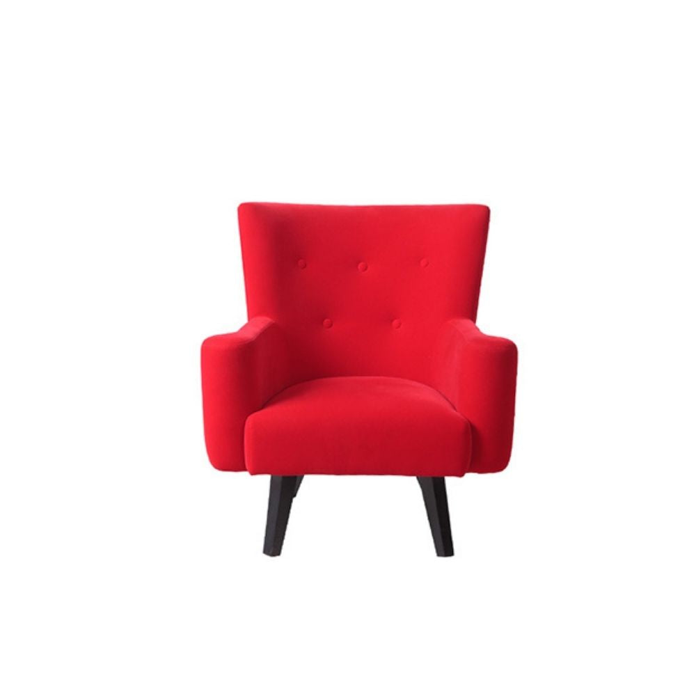 Living Room Asha II Accent Chair Red 1 Seater (4781709787215)